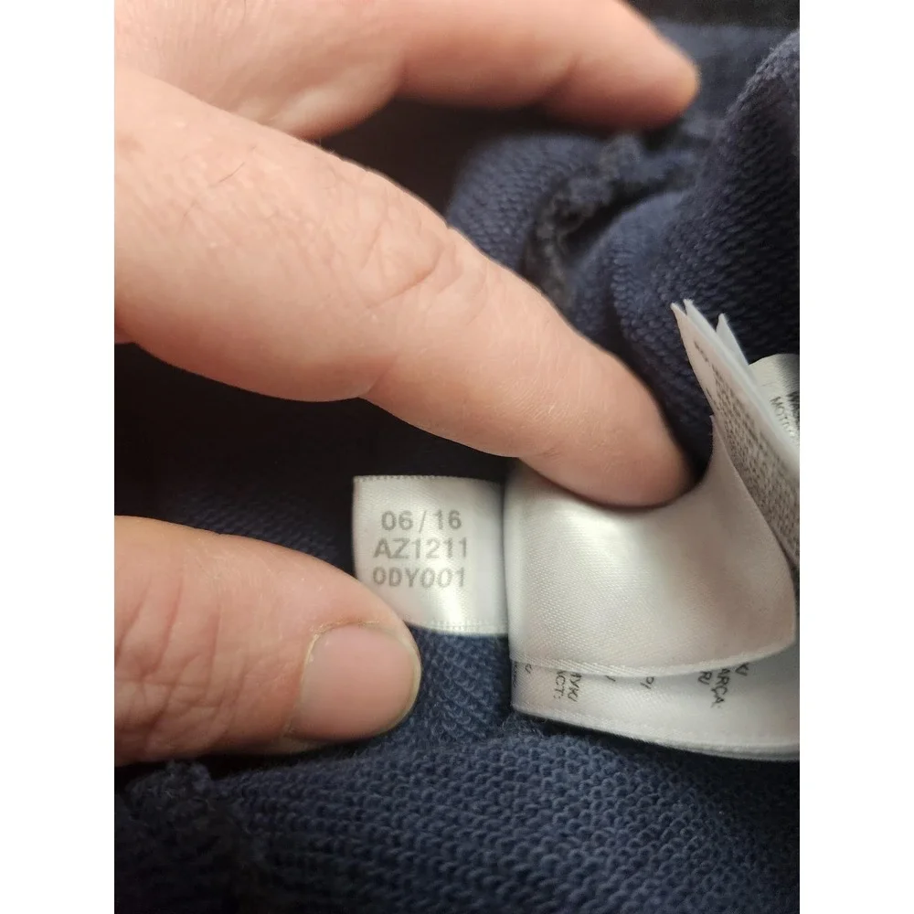 Adidas Originals Pants Mens‎ 32 Blue French Terry Joggers Sweatpants AZ1211